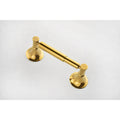 6 Piece Brass Bathroom Towel Rack Set Wall Mount gold-brass