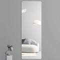 Fourth Generation, Silver Aluminum Frame Full Body Mirror, Dressing Mirror, Decorative Mirror, Suitable For Bedrooms And Living Rooms 63 