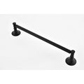 6 Piece Brass Bathroom Towel Rack Set Wall Mount matte black-brass