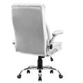 Swivel Office Room Chair Executive Desk Chair Velvet Metal Grey Office Foam Modern Handle Office Chairs Solid Back Foam Adjustable Height Velvet