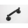 6 Piece Brass Bathroom Towel Rack Set Wall Mount Matte Black Brass