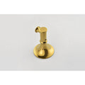 6 Piece Brass Bathroom Towel Rack Set Wall Mount gold-brass