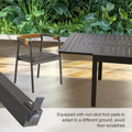 Aluminum Patio Extendable Dining Table 35