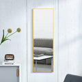 The 4Rd Generation Aluminum Alloy Metal Frame Wall Mounted Full Body Mirror, Bathroom Makeup Mirror, Bedroom Entrance, Decorative Mirror, Quality Upgrade, 48 