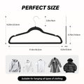 Velvet Hangers 70 Pack, Non Slip Clothes Hangers With Shoulder Notches, 360 Swivel Hooks, Heavy Duty Coat Suit Hangers For Closet Space Saving, Black Black Velvet