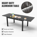 Aluminum Patio Extendable Dining Table 35