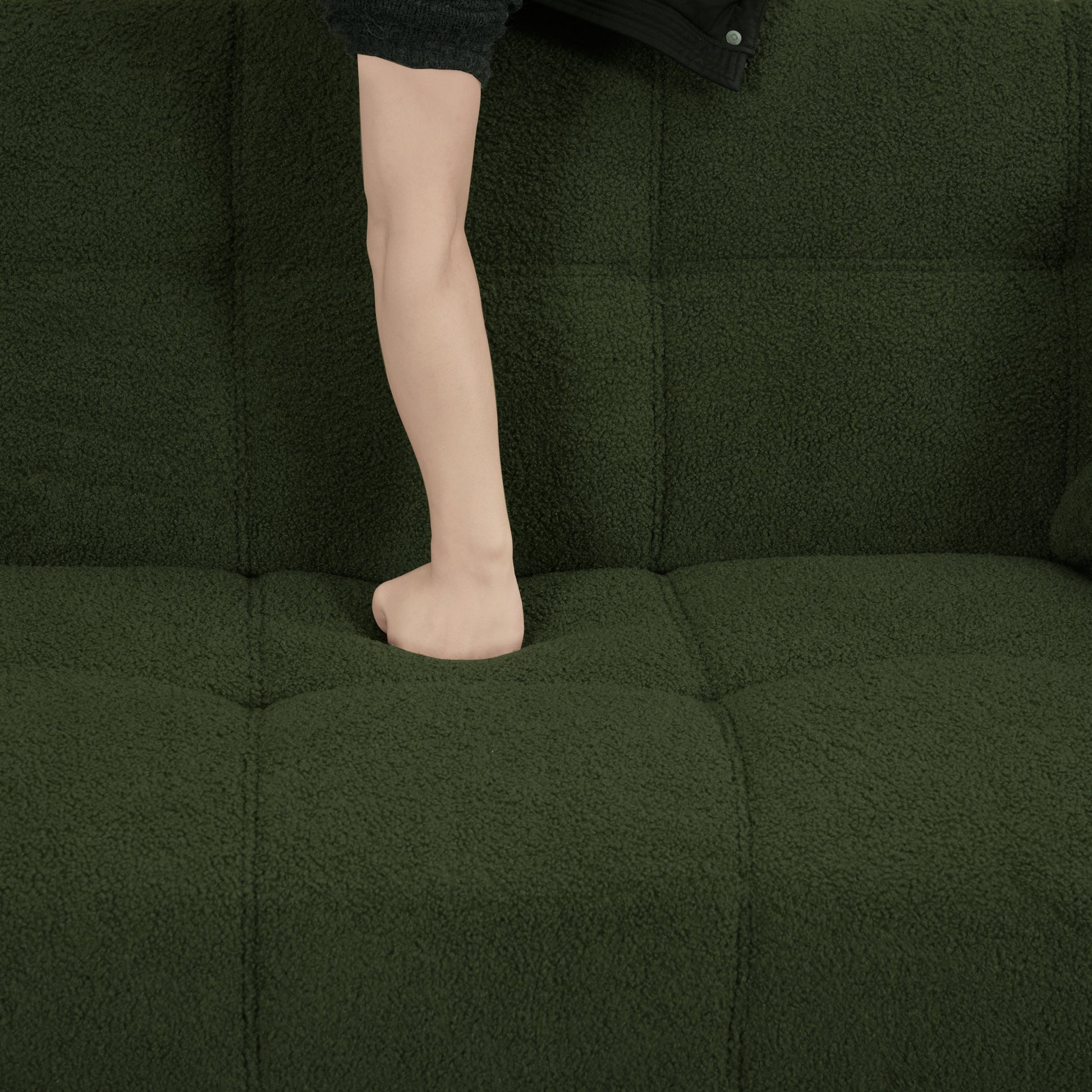 70.1 "Futon Sofa Bed, Convertible Double Sofa Bed With Folding Armrests For Living Rooms And Small Spaces Green Light Brown Velvet Wood Primary Living Space Medium Soft Loose Back Contemporary Eucalyptus Foam Foam 2 Seat