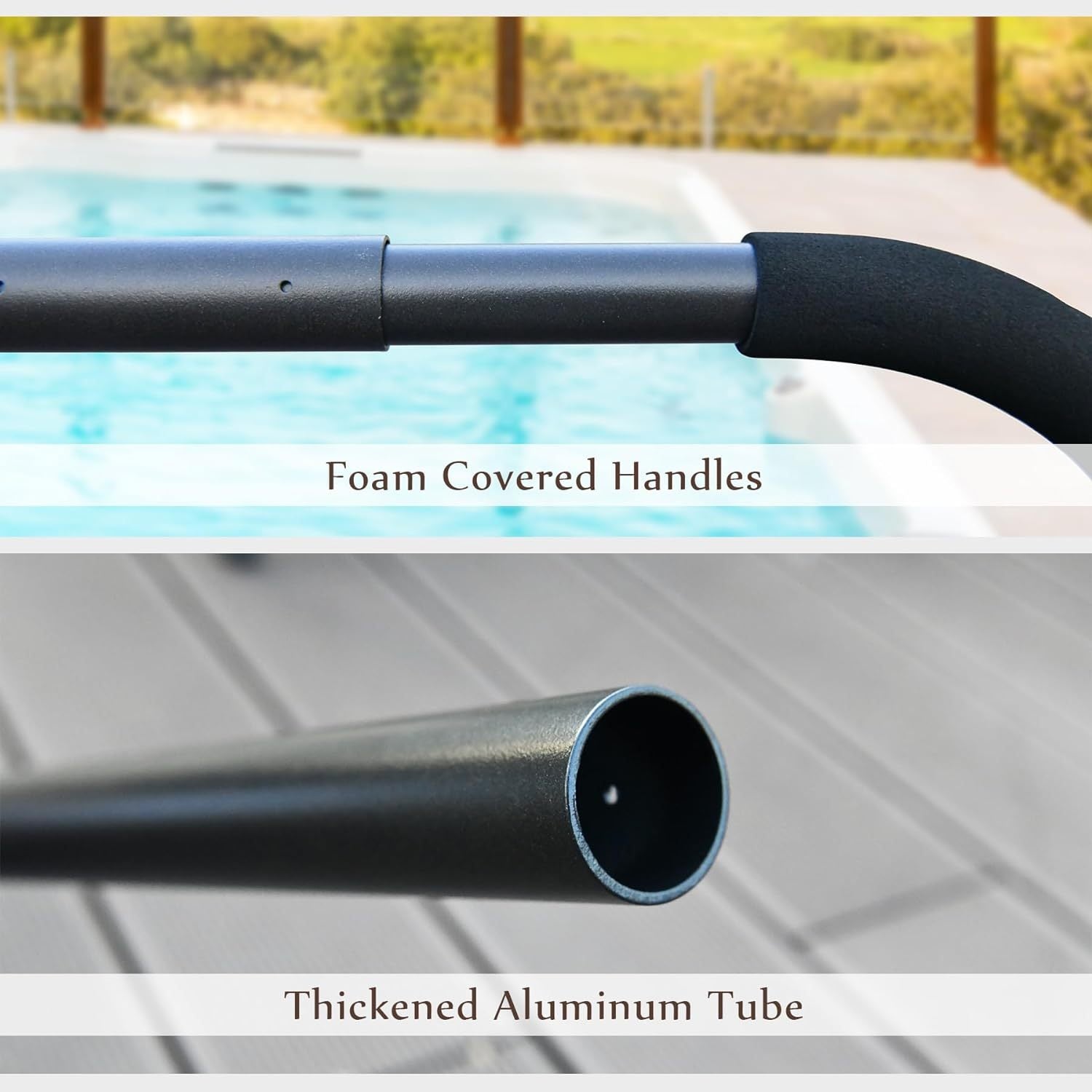 Hot Tub Cover Lift, Universal Spa Cover Lifts Side Mounted Cover Lifter With Adjustable Height Aluminum Reinforced Brackets Spa Cover Lever Lift Fits Most Spas & Hot Tubs Black Aluminum