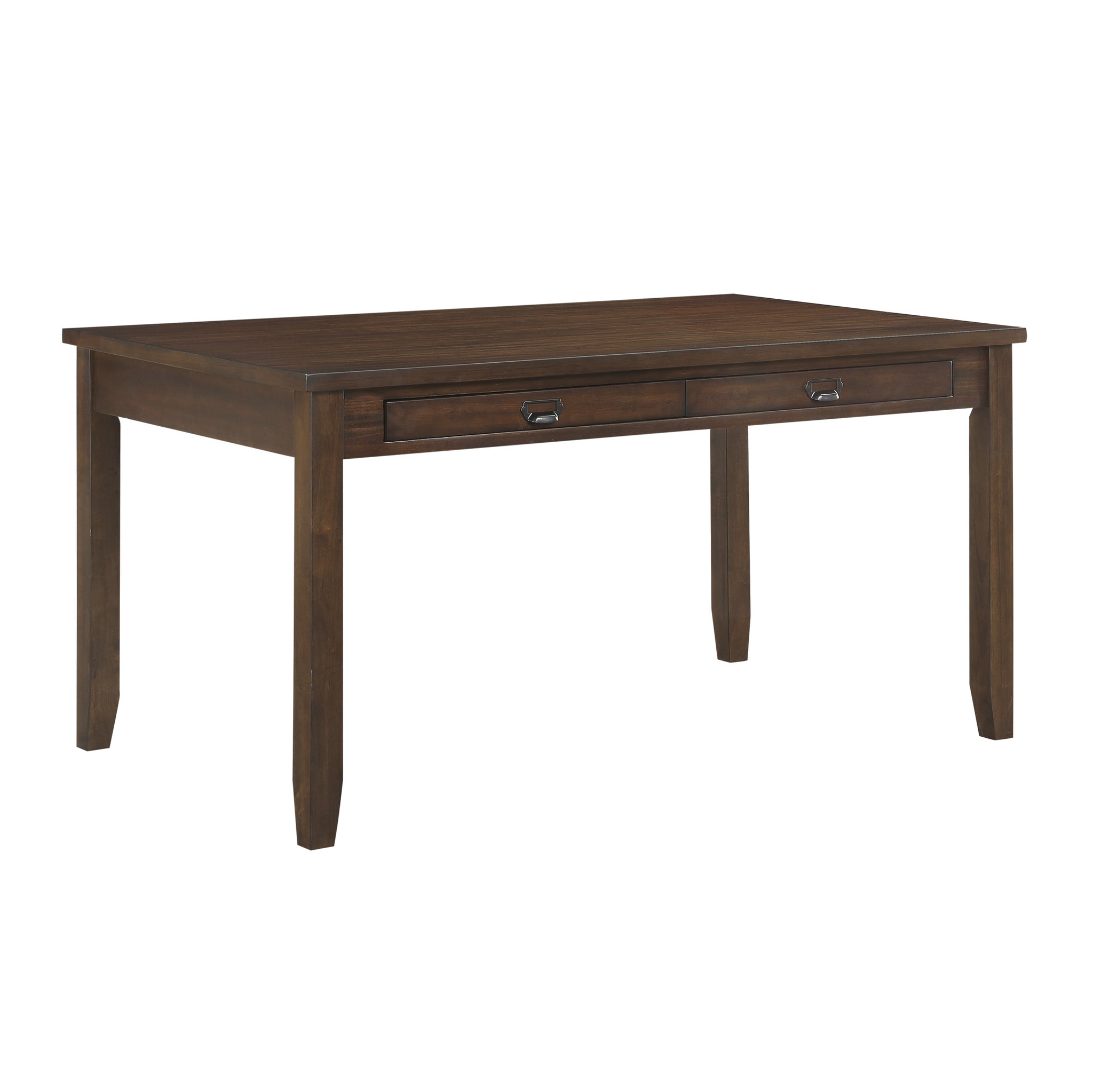 Dark Cherry Finish Dining Table with 4 Drawers 1pc cherry-seats 6-dining room-kitchen & dining