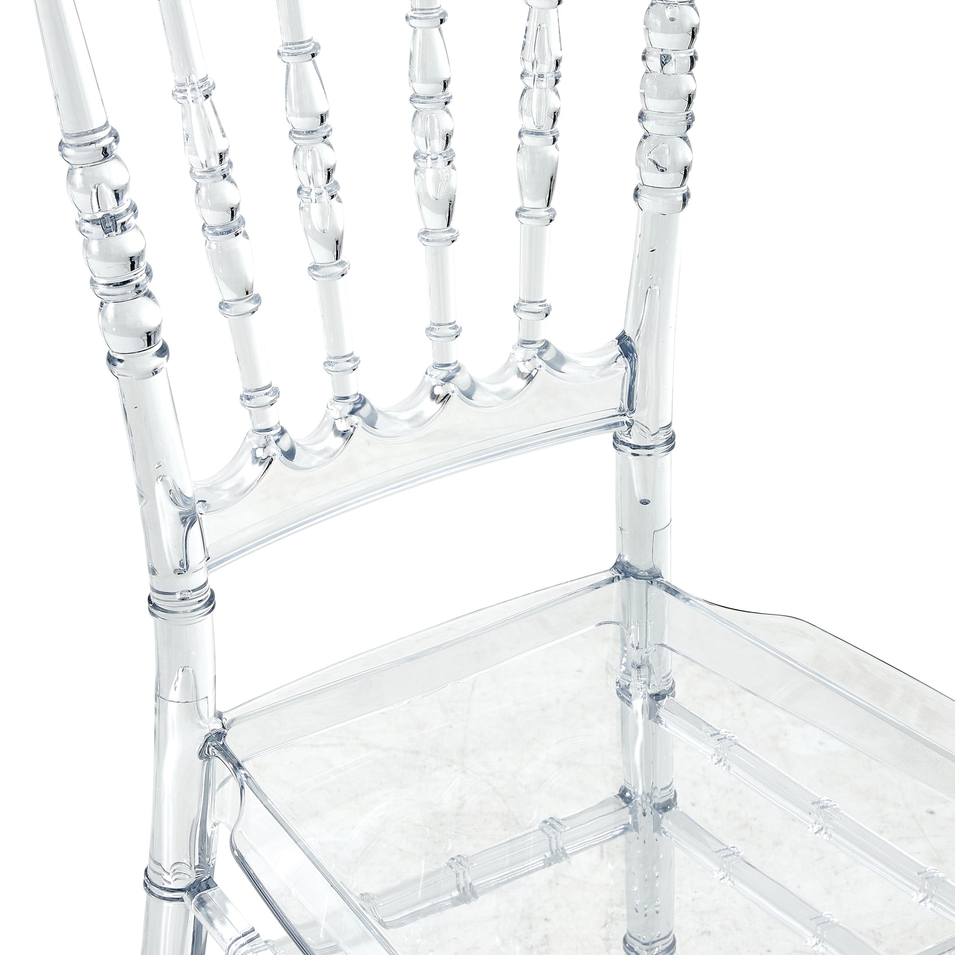 Simple And Beautiful Napoleon Transparent Bamboo Chair For Wedding Party Npl 4. Yellow Acrylic