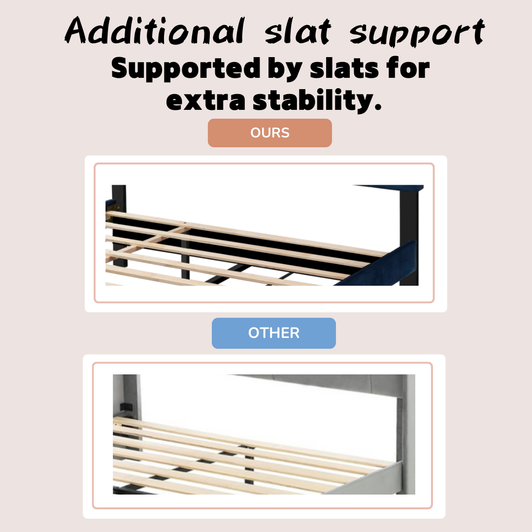 Beige Queen Size Trundle Pull Out Drawers Storage Upholstered Bed Modern Design No Box Spring Required Box Spring Not Required Queen Beige Wood Espresso Bedroom American Design,Casual,Cute,Modern Rubberwood Trundle Bed Included Fiber Foam And Polyester