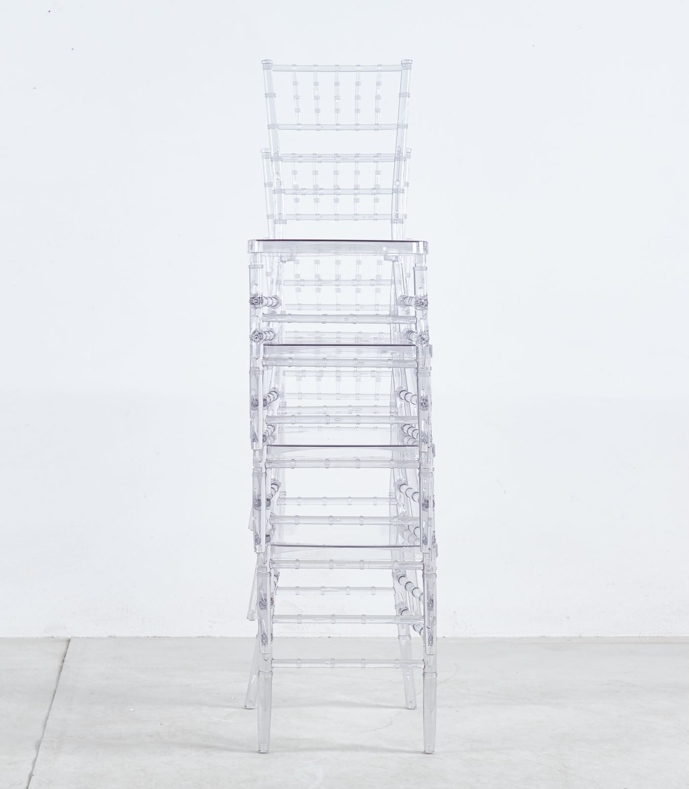 Welding Chair,Dining Chair,Set Of 4,Plastic Seat Transparent Plastic