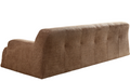 Wks9 Camel Sofa, Modern Simplicity, Durable Fabric, Solid Wood Frame, High Density Sponge Filler Camel Fabric 3 Seat