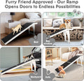 Dog Ramp For High Bed, Pet Bed Ramp, Dog Stairs, Cat Ramp, Dog Steps For Elevated Surface Up To 28