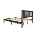 Queen Bed Queen Black Acacia Wood