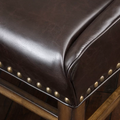 Worthington Dining Chair Brown Leather