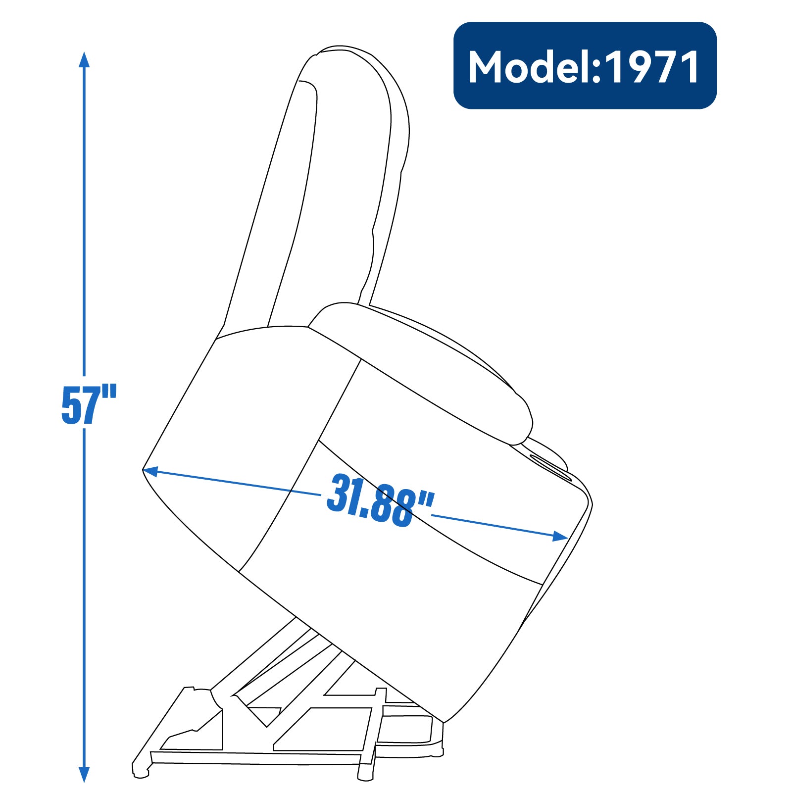 Emon'S Large Power Lift Recliner Chair With Massage And Heat For Elderly, Overstuffed Wide Recliners, Heavy Duty Motion Mechanism With Usb And Type C Ports, 2 Steel Cup Holders, Gray White Metal Primary Living Space Heavy Duty Pine Grey Chenille Power