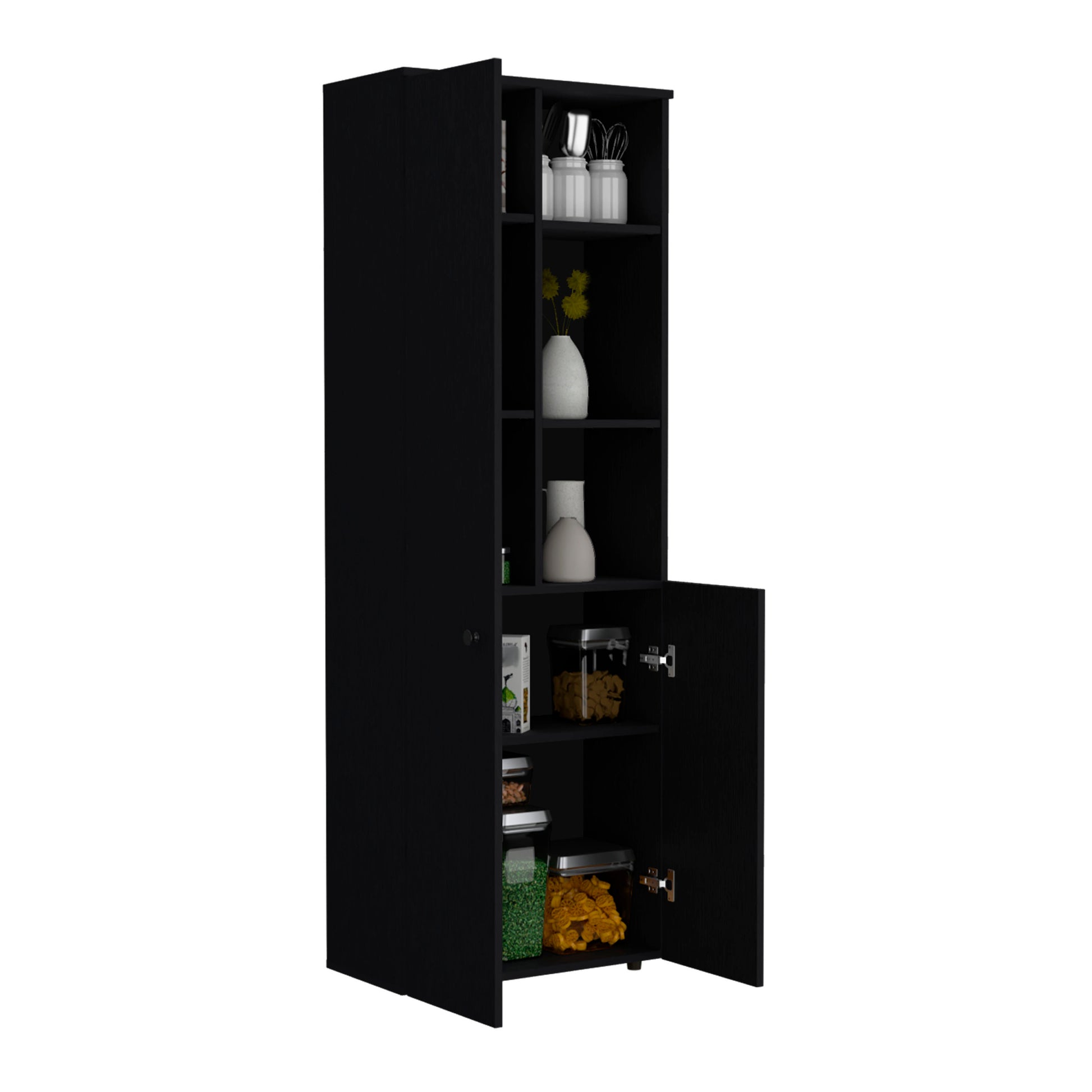 Konik 67 Inch High Storage Cabinet Kitchen Pantry