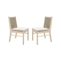 Cordoba Kd Dining Chair Yes Acacia Wood Garden & Outdoor Modern 2 Person Seating Group Acacia Wood