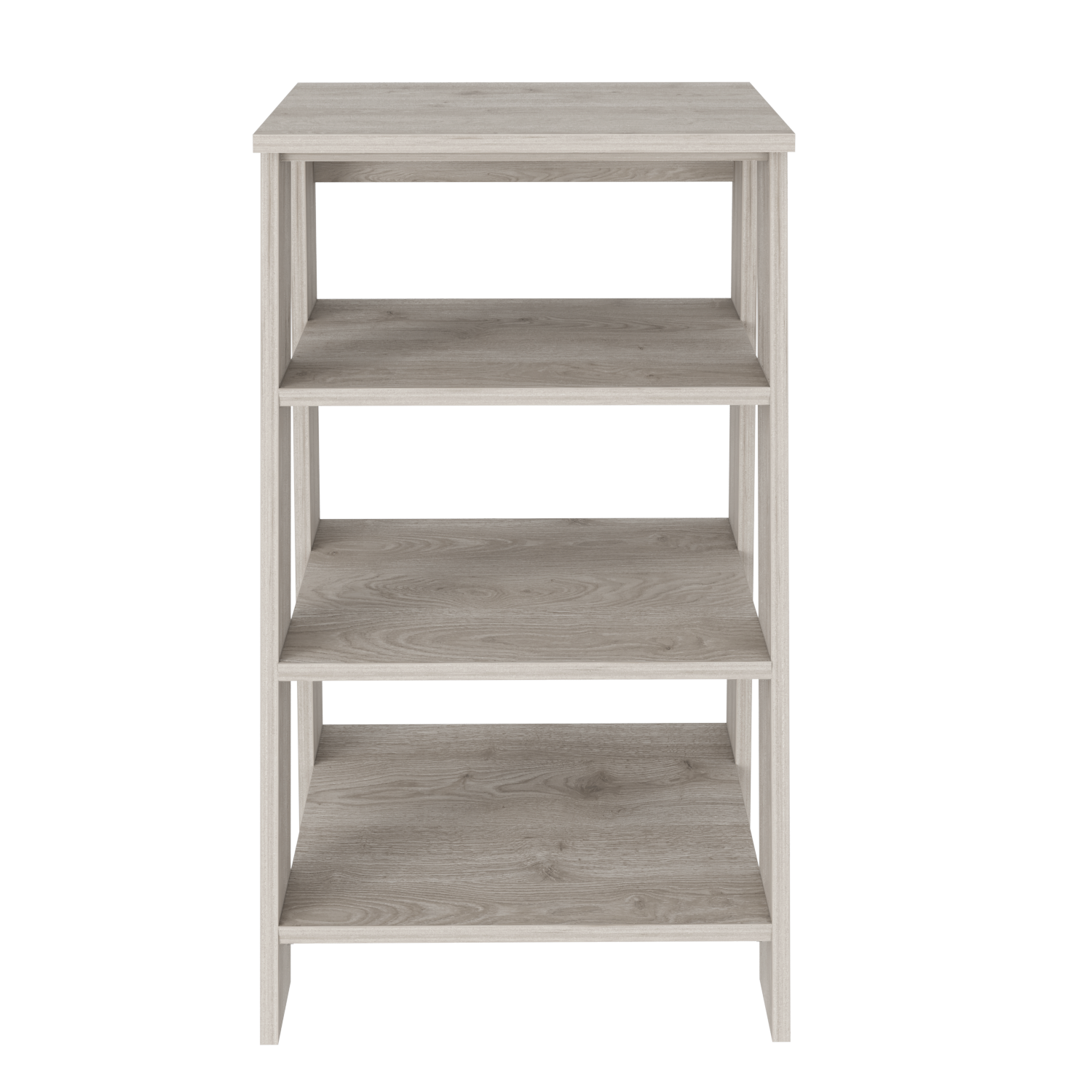 Phoenix Linen Cabinet, Four Shelves - Light Gray