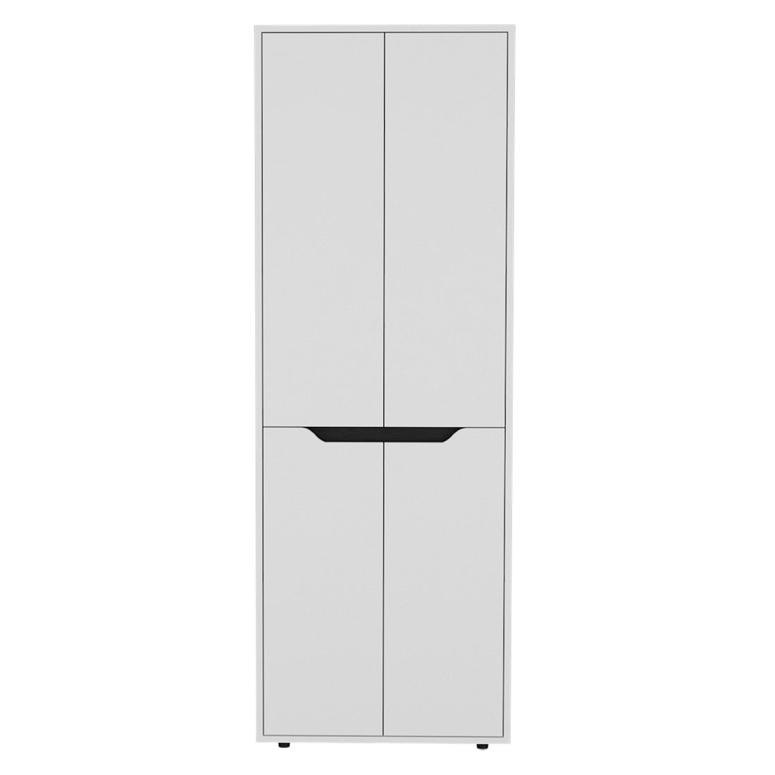 Herrin Storage Cabinet Kitchen Pantry With Four Doors And And Five Interior Shelves Freestanding 1 2 Spaces Multicolor Kitchen Shelves Included Modern Mdf Engineered Wood