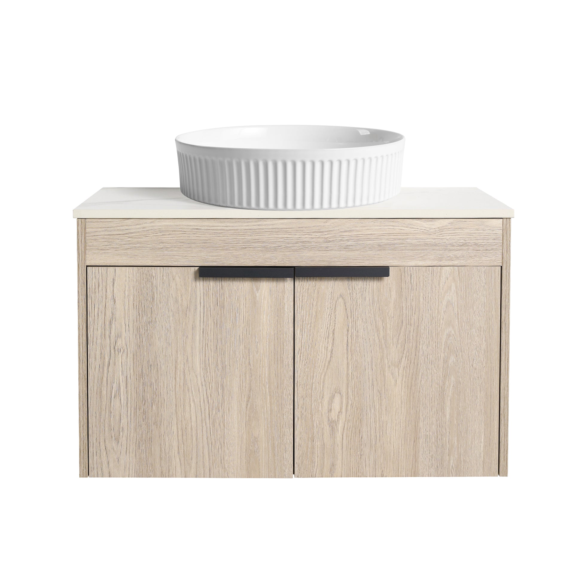 30 " Modern Design Float Bathroom Vanity With Ceramic white oak-2-bathroom-wall mounted-modern-plywood