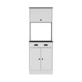 Tampa Kitchen Pantry With Drawer And 2 Cabinets -