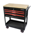 3 Drawers Multifunctional Tool Cart With Wheels