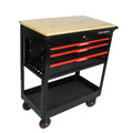 3 Drawers Multifunctional Tool Cart With Wheels