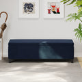 Glouster Storage Ottoman V2 Dark Blue Altay Velvet