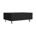 Gambia Lift Top Coffee Table, Four Legs Black Black Primary Living Space Modern Freestanding Rectangular Open Storage Coffee & End Tables Rectangular Particle Board Particle Board