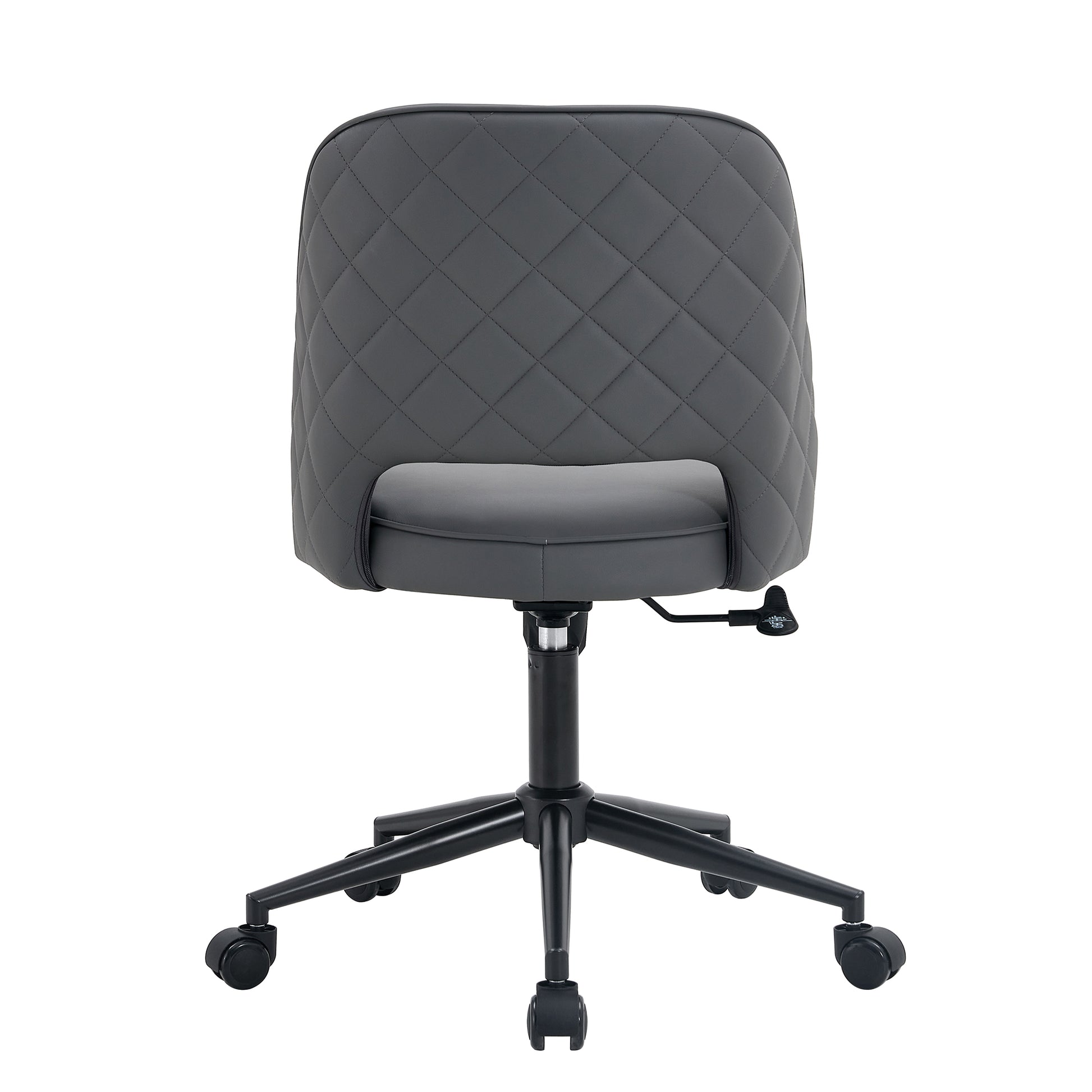 Modern home dark grey PU Office chair adjustable 360 dark gray-pu