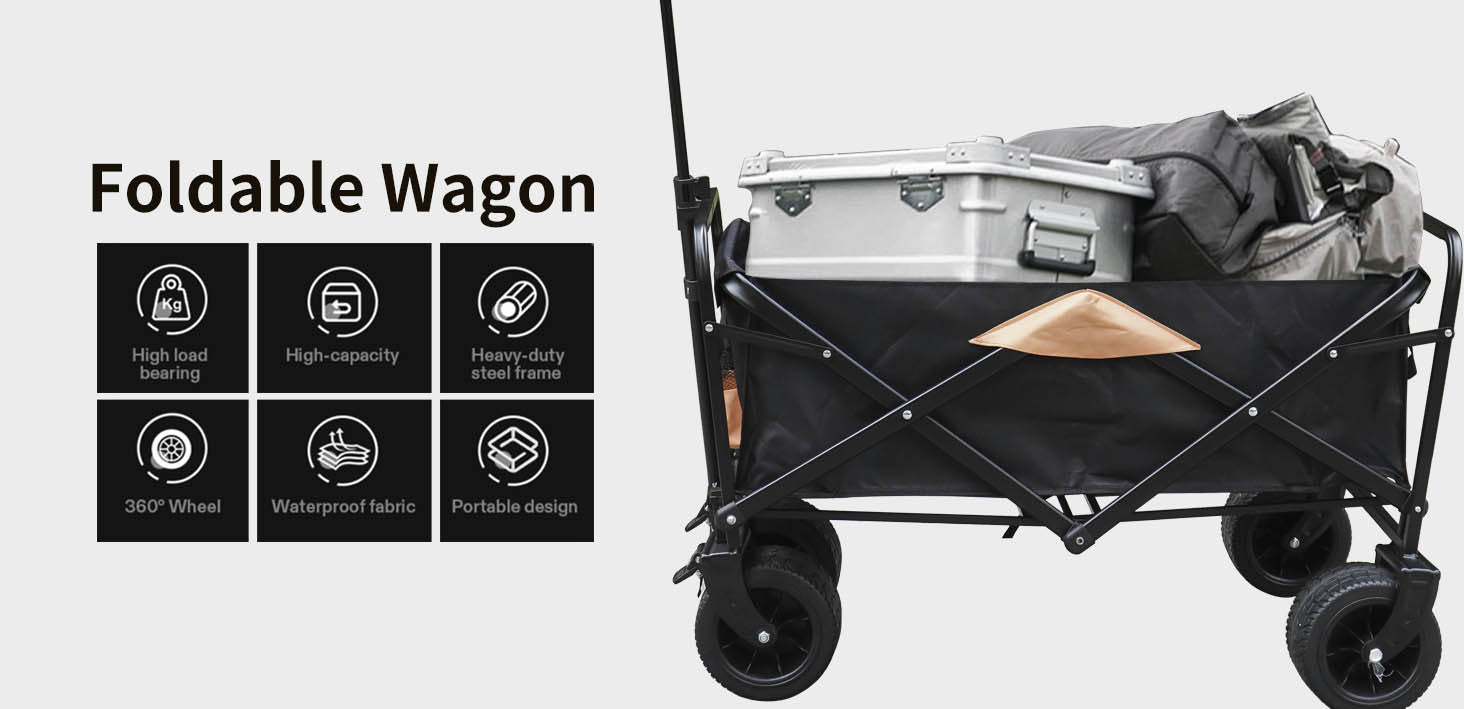 Extra Large Capacity Collapsible Wagon with