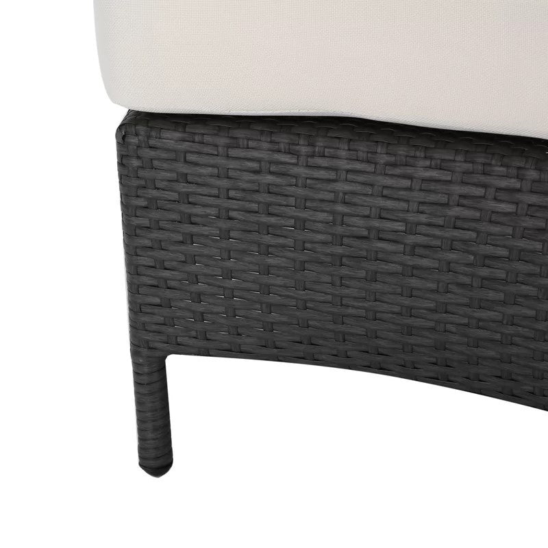 Pt Limon 5Pcs Sofa Set Yes Grey White Garden & Outdoor Sofa Seating Groups Pe Rattan Iron Waterproof Fabric