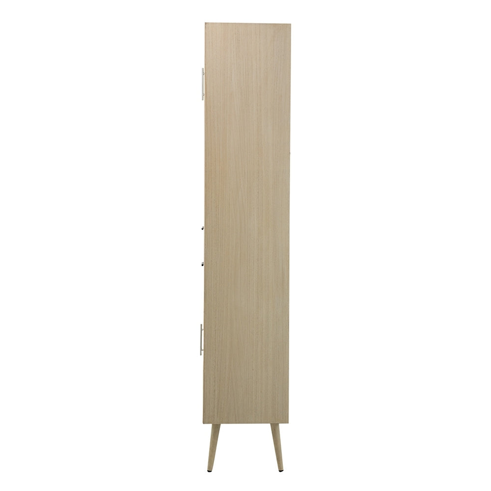 35.5X14.5X74.5" Cabinet - Natural Wood Primary