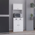 White 2 Cabinet Kitchen Pantry White White Kitchen Drawers Included Wood