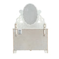 Flora Jewelry Mirror, White Finish Bd01640 Only Mirror White Wood