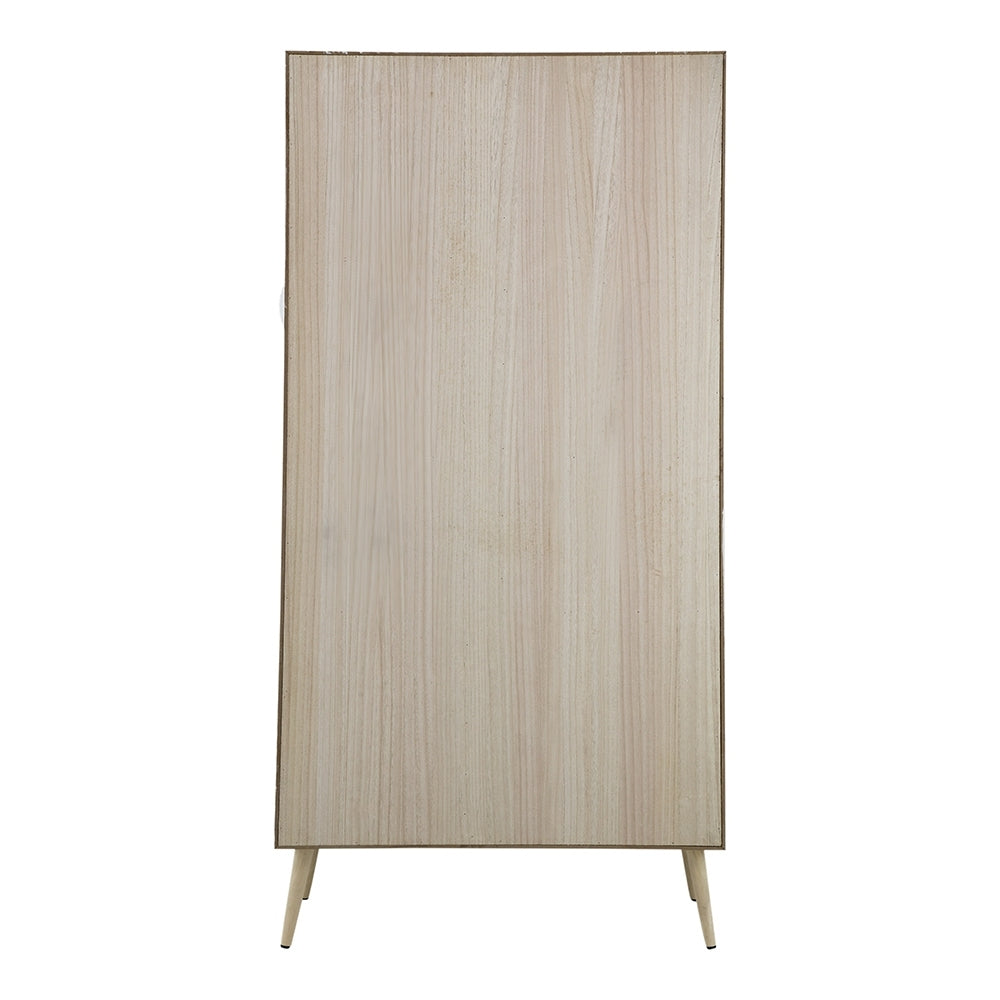 35.5X14.5X74.5" Cabinet - Natural Wood Primary