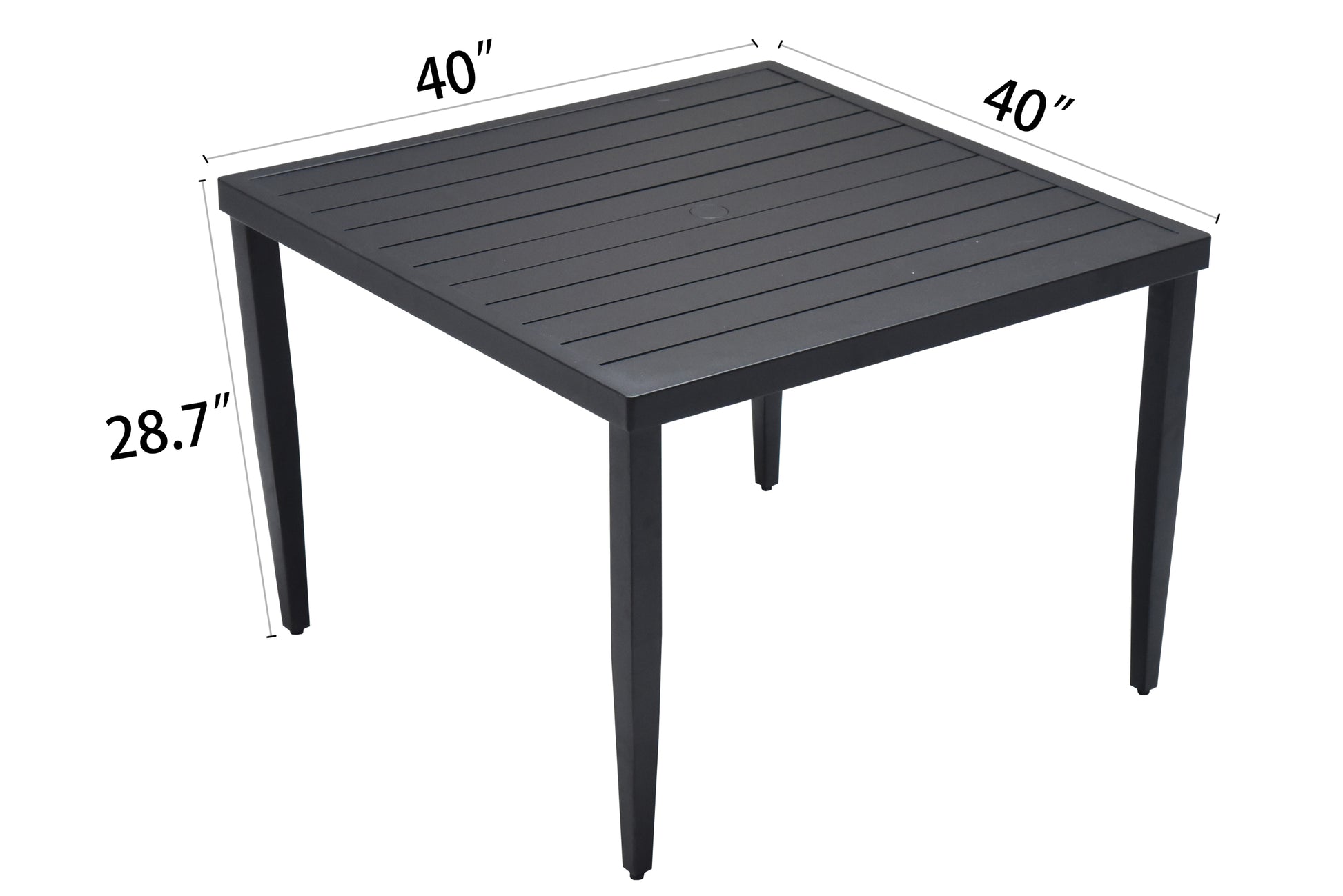 Outdoor Patio Aluminum 40"X40" Square Dining