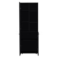 Grace Black 2 Door Kitchen Cabinet - Black