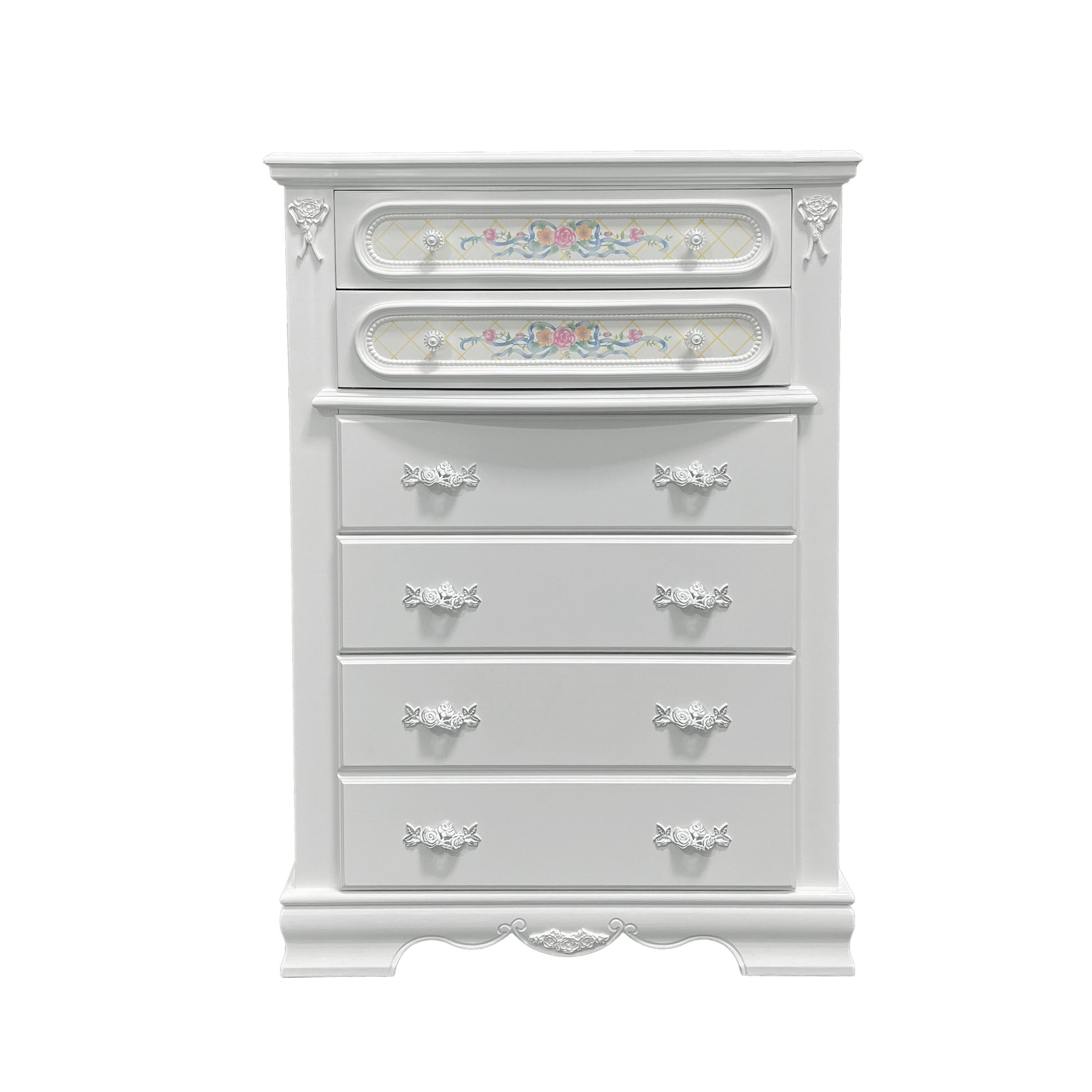 Flora Chest, White Finish Bd01642 White Wood