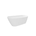 67'' Acrylic Freestanding Soaking Bathtub With Integrated Slotted Overflow And Brushed Nickel Toe Tap Drain, Cupc C Ertified, 02141 Bn Glossy White Oval Bathroom Freestanding Tubs Polished 61 69 In Contemporary Soaking Left Acrylic Acrylic