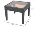 Antibes Accent Table - Brown Multi Rattan