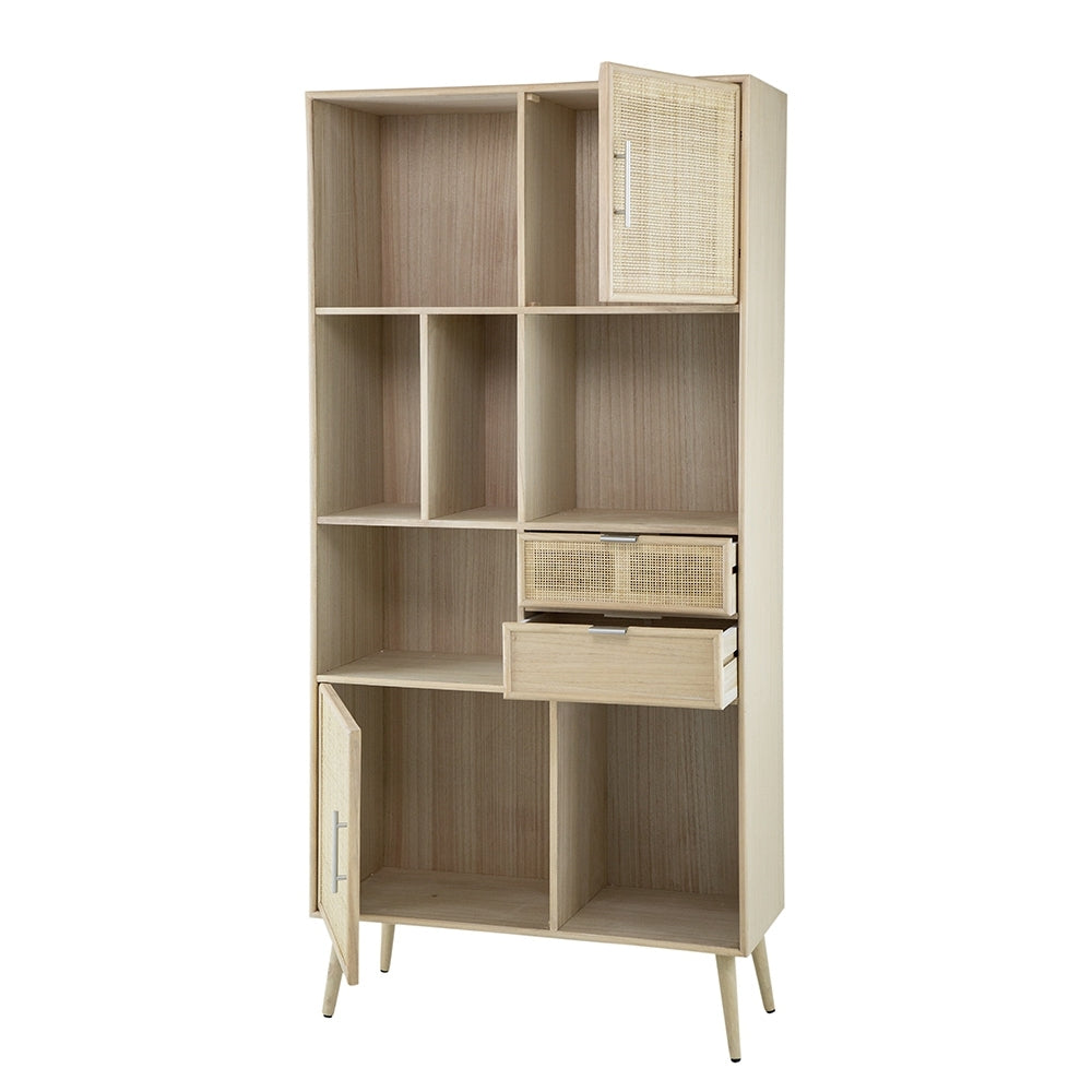 35.5X14.5X74.5" Cabinet - Natural Wood Primary