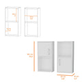 White 2 Bathroom Medicine Cabinets With Open Shelf White 1 1 Up To 17 In Up To 23 In Bathroom Wall Mounted 5 10 Inches Wood