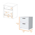 White 2 Drawer Nightstand White White 2 Drawers Bedroom Drawer Storage Drawers White Wood