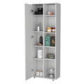 Molly White 1 Door Multistorage Kitchen Pantry -