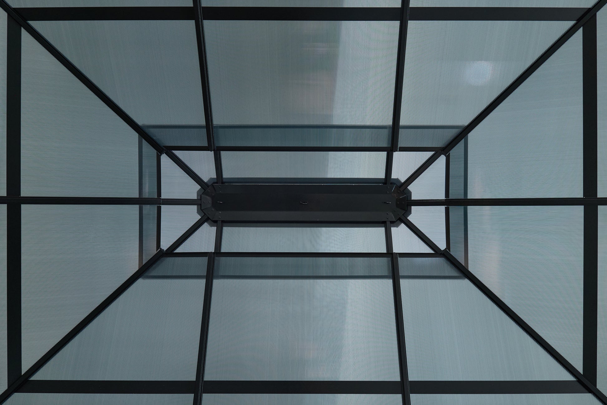 12' X 16' Hardtop Wood Gazebo For Patios, Outdoor Framed Gazebo With Polycarbonate Double Roof Canopy, Solid Wooden Framed Gazebo With Privacy Curtains And Mosquito Nettings For Garden, Backyard Black Aluminium