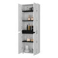 Taylor White 5 Shelf Kitchen Pantry - White White