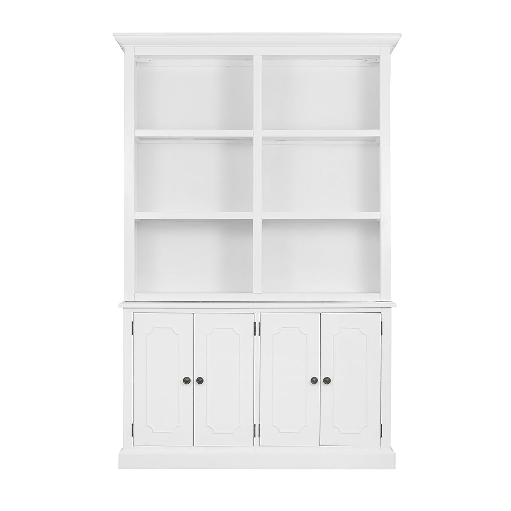 53X19X83" Cabinet White White Primary Living Space Casual,Classic,French,French Country,Rustic Solid Wood Mdf